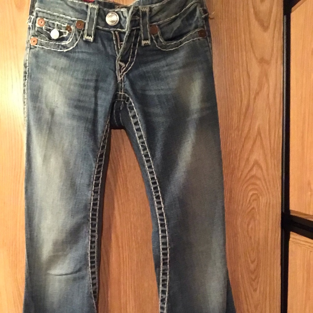True Religion Joey Super T Twisted Flare